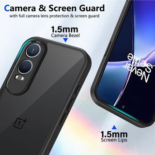Dành Cho OnePlus Nord CE4 Lite Ốp điện thoại Cứng Mờ Da-Cảm Giác Mềm Khung TPU Chống Sốc Mỏng Vỏ