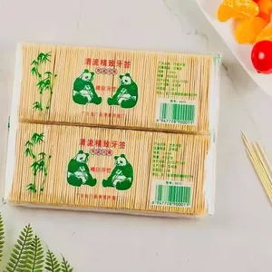 Set 5 Bịch tăm tre 2 đầu nhọn chắc chắn sạch sẽ, dùng xỉa răng và xiên trái cây an toàn
