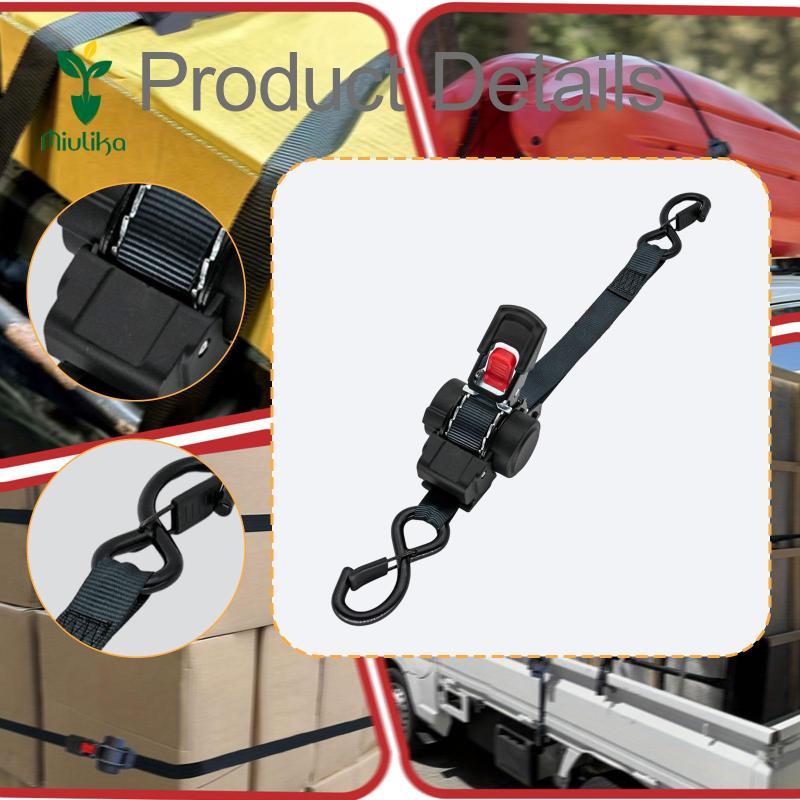Dây buộc ratchet móc S tự thu hồi, dây đeo tự chứa