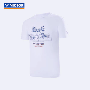 Đồng phục cầu lông VICTOR 100% cotton cao cấp cho nam và nữ, mã T-42036
