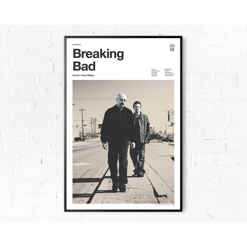 Phim Cổ Điển Truyền Hình Series Breaking Bad _ The Sopranos _ Top Gun Đơn Giản Hiện Đại Trang Trí Tường Nhà Tranh Canvas Poster