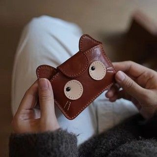 Mèo Nhẹ Lớn Retro Dung Tích Đựng Thẻ Ngân Hàng Ví Đựng Tiền Xu Họa Tiết Phong Cách Mới pxb3