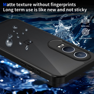 Dành Cho OnePlus Nord CE4 Lite Ốp điện thoại Cứng Mờ Da-Cảm Giác Mềm Khung TPU Chống Sốc Mỏng Vỏ