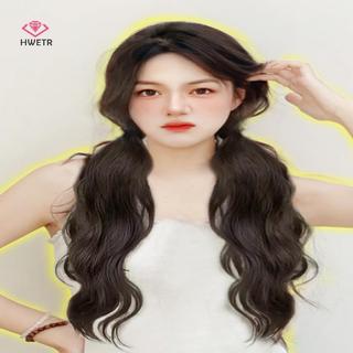 HWETR - Giả tóc đuôi ngựa tự nhiên cho nữ, thoáng mát và co giãn với dây buộc thấp, phù hợp hàng ngày