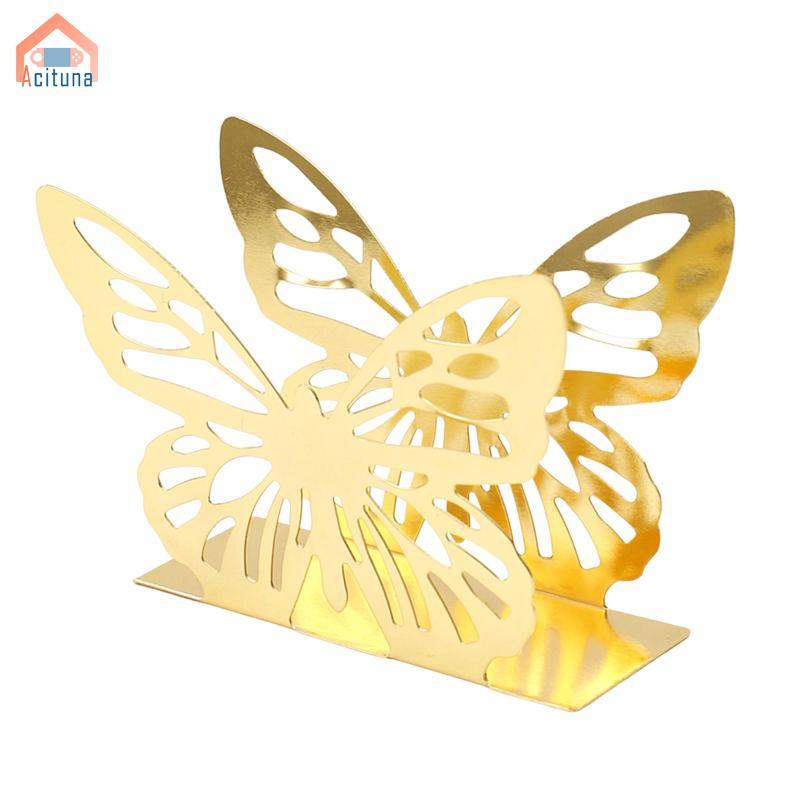 Hộp đựng khăn giấy hình con bướm, dùng cho bàn ăn, quán cà phê, khách sạn, đám cưới