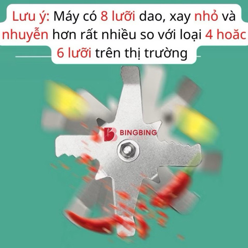 Máy xay hạt khô, xay bột,gia vị cà phê đa năng,công suất 300w,6 lưỡi dao cực bén, chất liệu cối inox