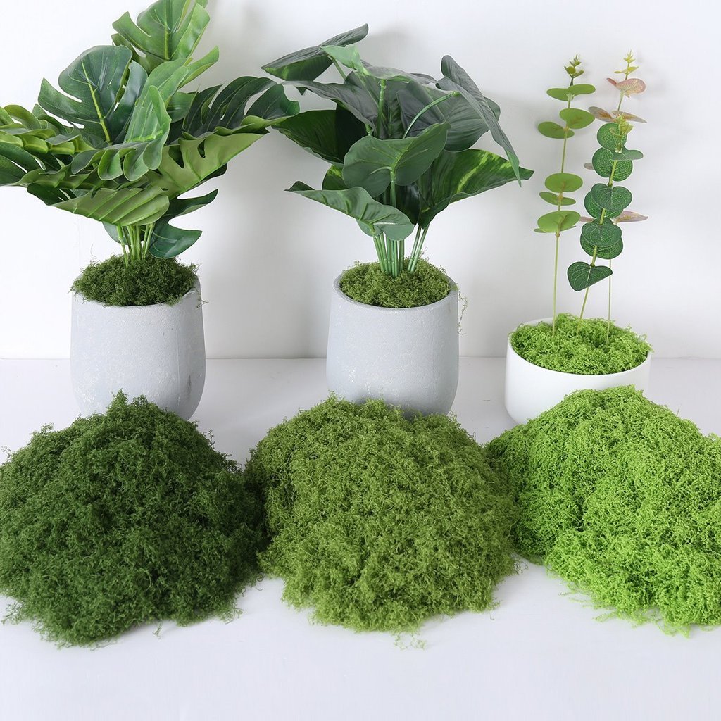 Rêu giả nhung ni mềm mịn, trang trí gốc cây-Không cần tưới nước,bền đẹp lâu dài Thảm rêu,cỏ trang trí tiểu cảnh - FE123