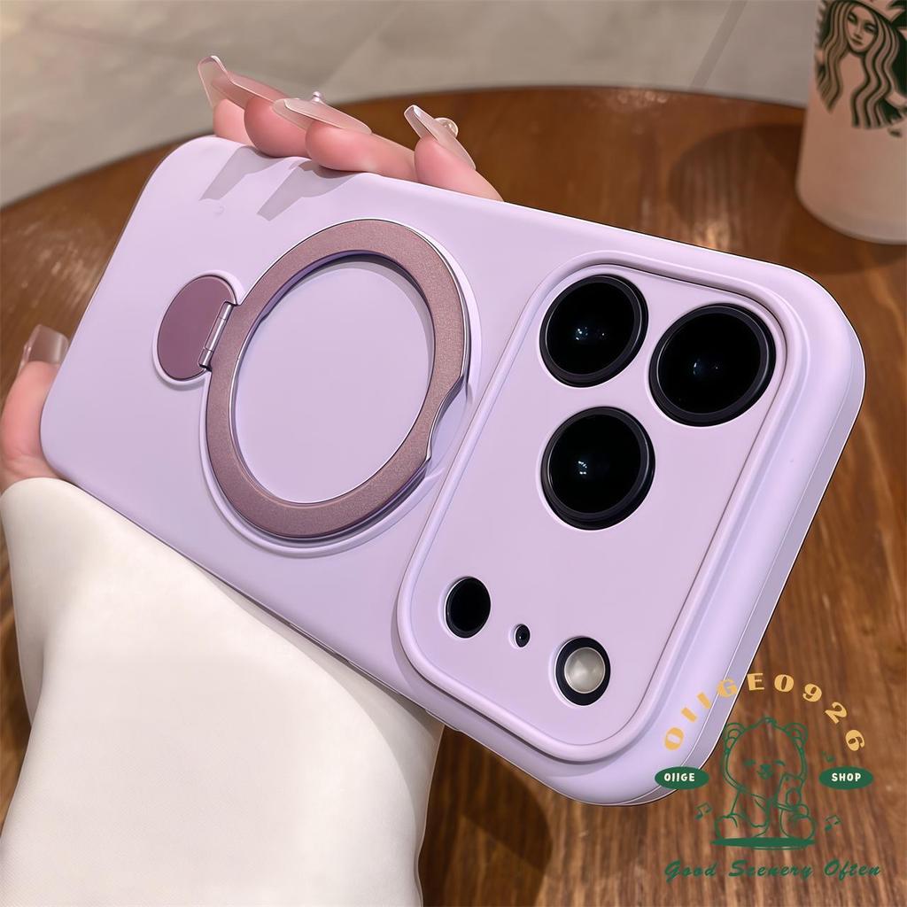 【 Ốp lưng iPhone17 】 Hỗ trợ xoay chất lỏng cho da Vỏ điện thoại iphone17 Pro Max 16 15 14 13 cho vỏ iPhone Vỏ mềm silicon TPU chống sốc
