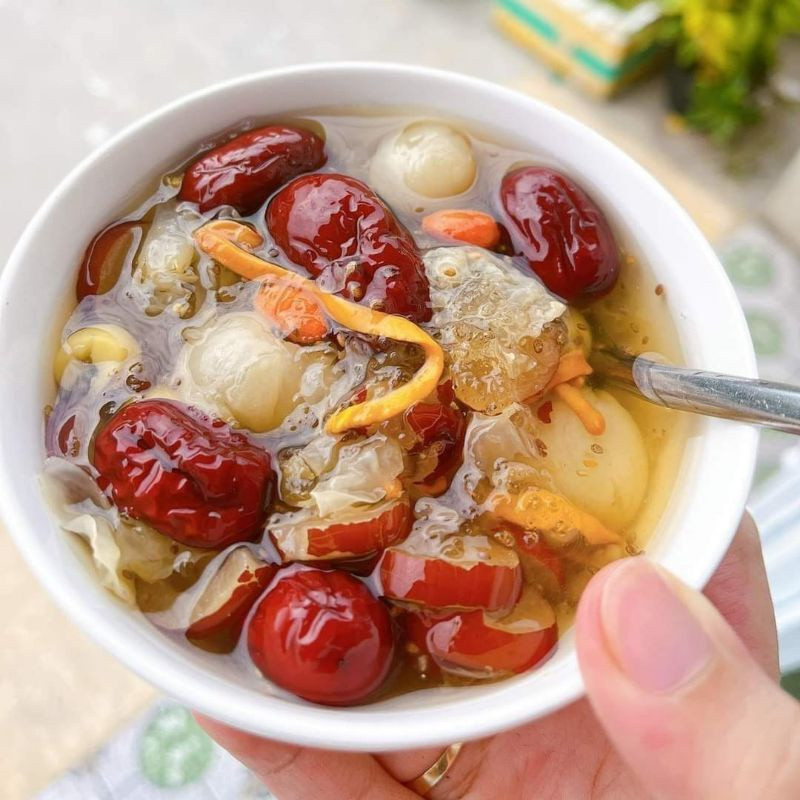 [ Có hoa mộc ] Set Chè Dưỡng Nhan Tuyết yến 15 Vị 300g