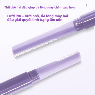 Phong Cách Mới Hai Đầu Tông Đơ Lông Mày Macro Với Lưới Bảo Vệ Thép Không Gỉ Lông Mày Dao Cạo Nam Nữ Chuyên Nghiệp Người Mới Bắt Đầu Dụng Cụ