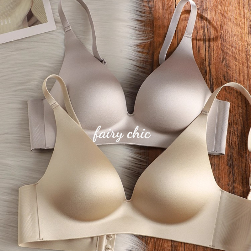 Áo lót satin mềm mại không cần áo ngực, thiết kế chống chảy xệ - Size S đến XL