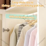 【Bảo hành trọn đời】tủ quần áo tủ gỗ 4 cánh Áo Lắp Ghép Tủ quần áo lớn đa năng tủ treo quần áo tủ áo quần，Dễ Lắp Ráp — ảnh 5