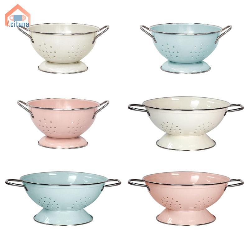 Men tráng Giỏ đựng trái cây thoát nước Bát phục vụ Đĩa lọc rau quả Thực phẩm