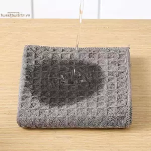 TRTR 5 Chiếc Dày Có Thể Tái Sử Dụng Microfiber Rag Thấm Hút Đĩa Vải Cho Bộ Đồ Ăn Nhà Bếp Rag Khăn Cho Nhà Bếp Vệ Sinh Gia Đình VN