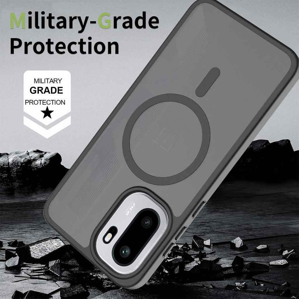 Ốp Cứng Từ Tính Chống Sốc Trong Suốt Cho OnePlus Ace 15R 1 + ACE 6T ACE6 5G / PLQ110 Điện Thoại PC Vỏ Mờ