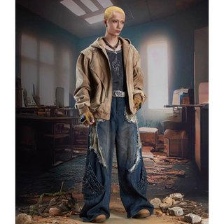 Quần jean nam ESEA, thiết kế thương hiệu thời trang cổ điển kiểu Mỹ, phong cách unisex chất lượng cao.
