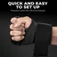 Găng tay đấm bốc ROLY Muay Thái, Găng tay đấm bốc Gel nửa ngón tay dày thoáng khí MMA, Dây đeo cổ tay dài quấn tay Găng tay bên trong