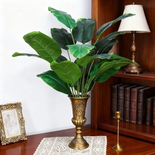 Lá chuối giả trang trí nhà cửa decor phòng khách cây thiên điểu nhân tạo phong cách bắc âu đạo cụ chụp ảnh sản phẩm cao cấp phụ kiện nội thất văn phòng ban công rùa rẻ quạt monstera xanh mát hiện đại nhựa lụa bền đẹp hoa nghệ thuật lớn nhiệt đới