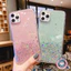 Ốp Điện Thoại Trong Suốt Lấp Lánh Sáng Cho Samsung Galaxy A56 A36 A26 A35 A55 A54 A51 M40S A50 A50S A30S A32 A25 A24 A23 M23 F23 5G 4G Vỏ Điện Thoại Mềm Sang Trọng Dễ Thương Chống Sốc Ốp Lưng