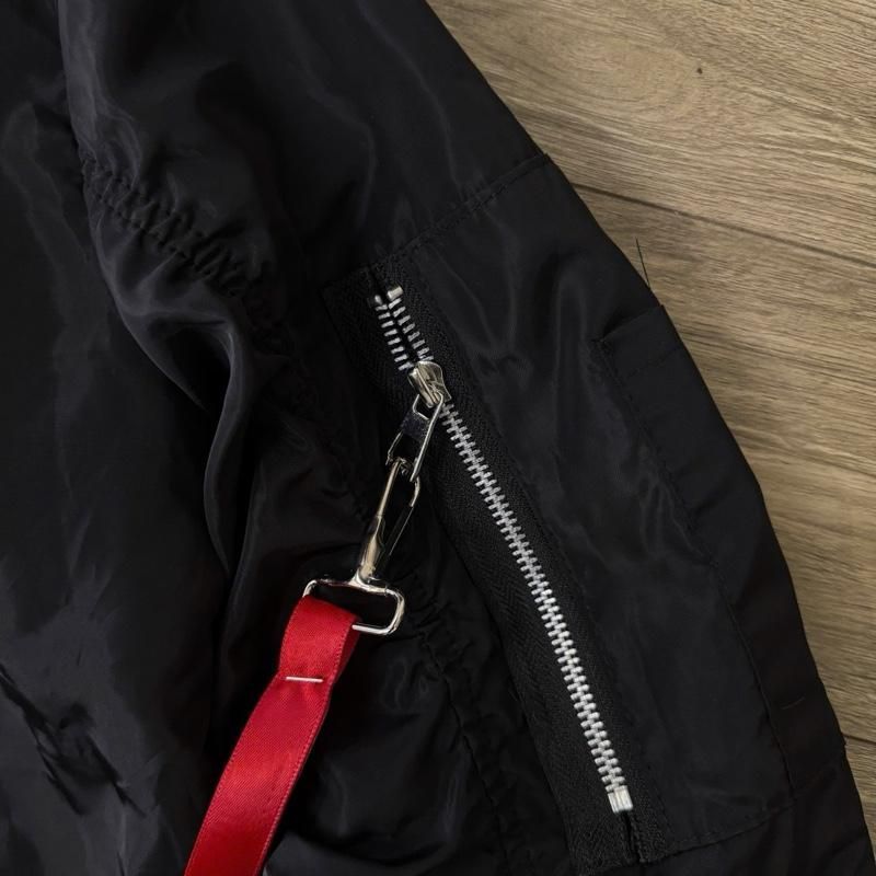 Áo Khoác Bomber Nam LEXRONAN Boxy – Bomber Trần Bông Nhẹ, Lót Cam, Tay Đỏ, Form Rộng, Dễ Phối Đồ #BB01