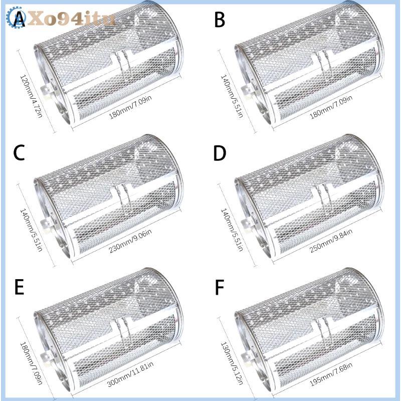 XOITU Thép Không Gỉ Nướng Rotisserie Lò Nướng Cho Nhà Bếp Chiên Giỏ Cà Phê Đậu Nướng Lồng Trống Giá Nồi Chiên Không Khí Phụ Kiện Đa Năng VN