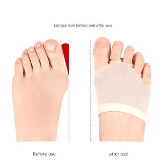 1 Phụ Kiện Mềm Ballet Ngón Chân Pad Thoáng Khí Chống Sốc Khiêu Vũ Đế Giảm Áp Lực Miếng Lót Metatarsal