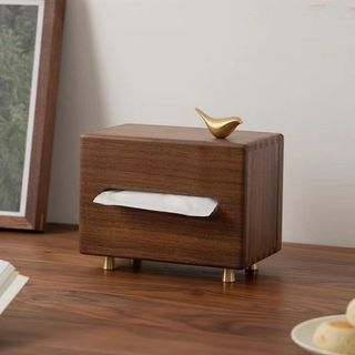 Ánh Sáng Cao Cấp Sang Trọng Thiết Kế Sáng Tạo Cảm Giác Quả óc Chó Đồng Khăn Giấy Hộp Thích Hợp Cho Phòng Khách Phòng Ăn Khách sạn Cafe Giấy Chuyên Dụng Hộp Bảo Quản