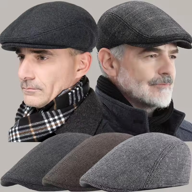 Mũ Newsboy Cotton Blend chống biến dạng, thoáng khí,adjustable phù hợp thời trang mùa thu đông