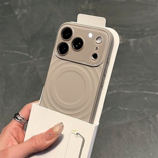 Ốp điện thoại silicon từ tính sóng cửa sổ lớn cho iPhone17 16 15 Pro Max bảo vệ camera chống sốc chống rơi mặt sau mềm