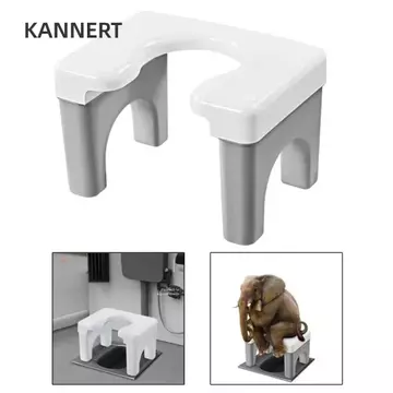 Ghế vệ sinh KANNERT, Ghế đẩu vệ sinh dày chống trượt, Ghế bô bảng PP mở rộng Phòng tắm