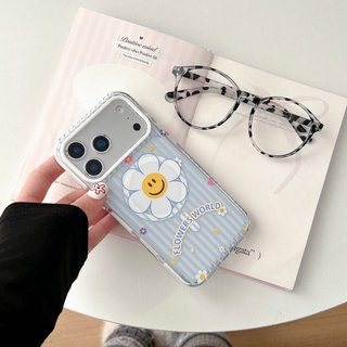 Ốp Lưng Cho iPhone 17 Pro Max 16 Pro Max 15 Pro Max 14 Pro Max 13 Hoa Hướng Dương Từ Giá Đỡ Vòng Tay Vỏ Điện Thoại tpu Cứng