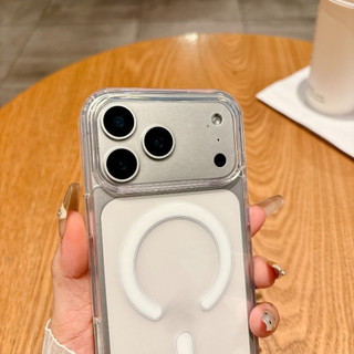 Ốp Lưng Trong Suốt Từ Tính Cho IPhone 17 Air 16 15 14 13 12 11 Pro Max Mini X XS XR 7 8 Plus SE2022 Vỏ Acrylic Cứng