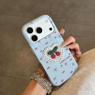 Ốp Điện Thoại Thích Hợp Cho iPhone 7 8 X XS XR XSMAX 11 12 13 14 15 16 17 Pro max Plus Air Bow Cherry Vỏ Bảo Vệ Chống Sốc Bao Gồm Tất Cả ZIUC