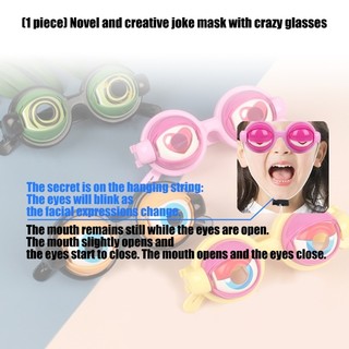 XY Winking Kính Ngộ nghĩnh Mắt Điên Kính Cho Chương Trình Đảng Trò Đùa Nhấp Nháy Kính Đảng Ủng Hộ Trang Phục Đồ Chơi Cho Trẻ Em