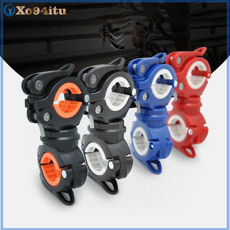 XOITU 360°Xoay Xe Đạp Kẹp Kẹp Đèn Pin Gắn Giá Đỡ Xe Đạp Đèn LED Đèn Pin Đèn Pin Gắn Giá Đỡ Phụ Kiện VN