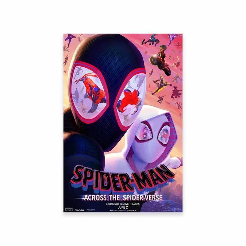 Disney 2023 Poster Phim Người Nhện Qua Nhện Câu Kinh Động Lực In Phim Canvas Tranh Trang Trí Phòng Ngủ Nhà