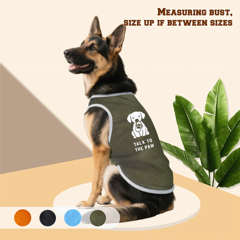 Áo vest lưới chó lớn 3XL-6XL, gấu bóng rổ, chanh, in hình capybara, phong cách chui đầu, có sẵn 4 màu, thoải mái và thoáng khí, có thể giặt được bằng máy, thích hợp cho tất cả chó lớn