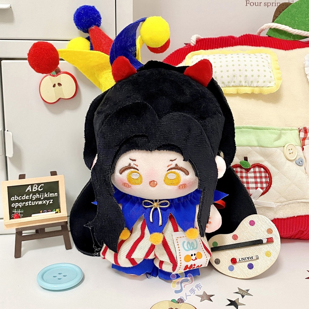 10Cm Quần Áo Cho Bé 10Cm Sao Biển Thường Cơ Thể Cotton Búp Bê Quần Áo Labububu Thế Hệ 12 Xiếc Chú Hề Quần Áo 4.3