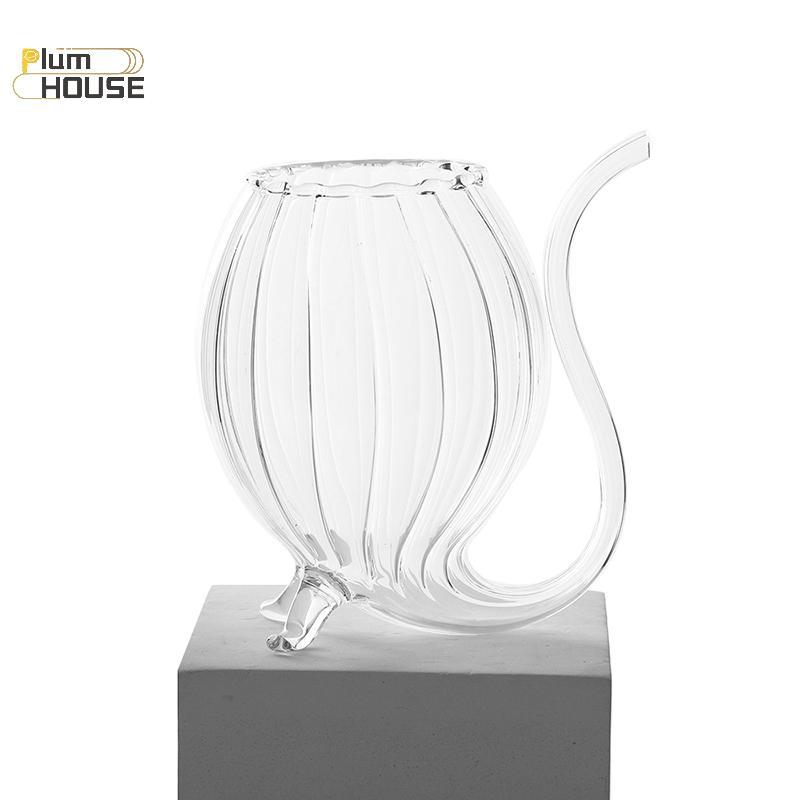 PlumHOUSE Cốc Thủy Tinh Cốc Sáng Tạo Có Ống Hút Uống Lạnh Rượu Thủy Tinh Nước Trái Cây Thủy Tinh Sóc Cốc Sử Dụng Tại Nhà Đảng Thanh Trong Suốt VN