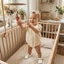 Trẻ sơ sinh Bé gái Trang phục mùa hè Puff Tay ngắn Ruffle Trim Romper và Băng đô