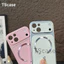 Biến thành Ốp Điện Thoại Da IPhone 17 Series Cho IPhone 17 / 16 / 15 / 14 / 13 / / 12 / 11 Pro Max Plus AirLarge Window Mùa Hè Đầy Màu Sắc Macarons Thời Trang
