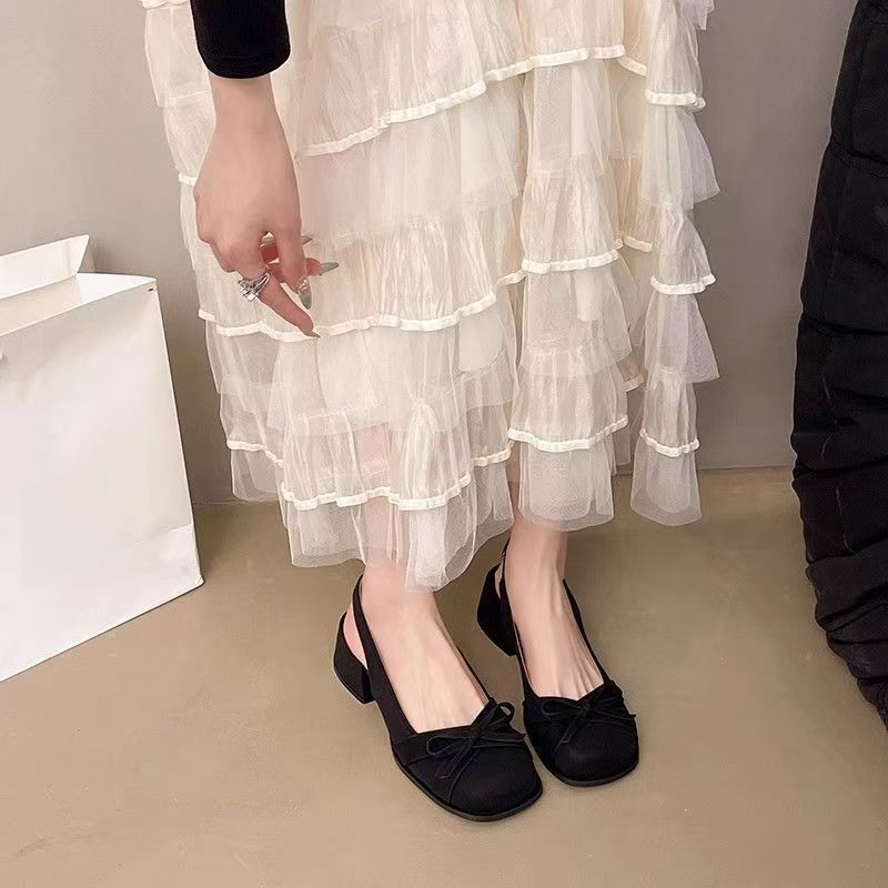 Giày Búp Bê Nữ Gót Thấp Chống Trượt Form Xinh Thanh Lịch Hot Trend Hàn Quốc