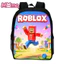 Ba lô trẻ em in họa tiết trò chơi ROBLOX Túi đi học trẻ em nhẹ hợp thời trang 12 inch