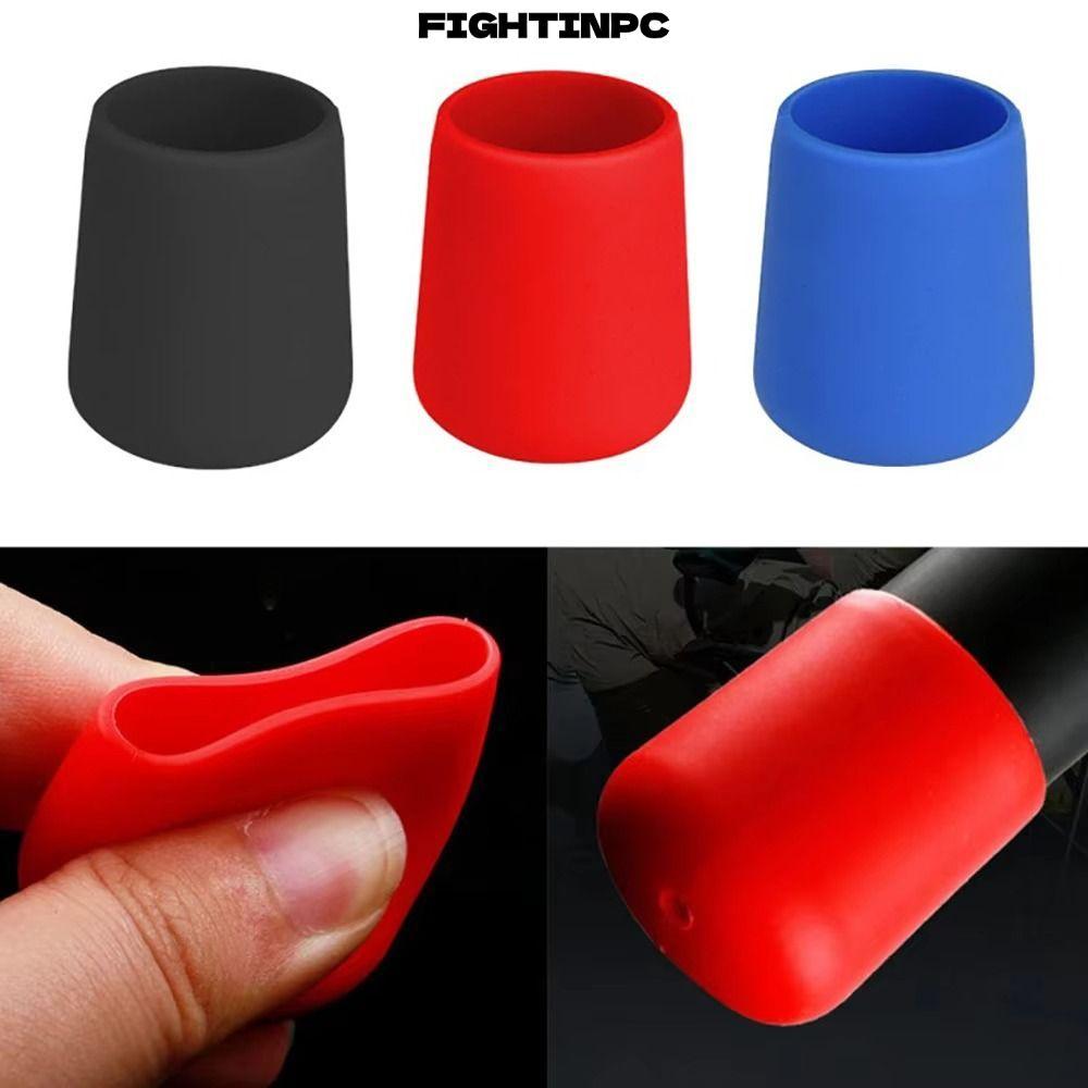FIGHTINPC Cần Câu Đuôi Cắm, Nhiều Màu Độ Đàn Hồi Mạnh Mẽ Cần Câu Cuối Nắp, Bảo Vệ Silicon