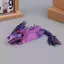 HFTOY Lông Wyvern Dragon 3D In Hình Rồng Khớp Nối Rồng 3D Đồ Chơi In Hình Thú Cưng Để Bàn ~