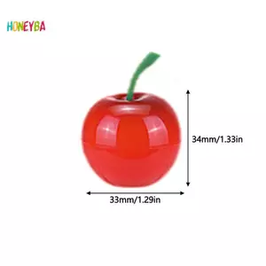 < Honeyba > 1 / 3 chiếc 8g Có Thể Đổ Lại Sáng Tạo Trẻ Em Anh Đào Thiết Kế Trái Cây Hình Hoa Son Dưỡng Môi Hộp Đựng Kem Lọ Cho Trẻ Em Đẹp