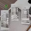 8 Chân Tóc Bé Gái Kim Loại Bạc Giả Kẹp Tóc Nữ Kẹp Tóc Bên Nổ Nữ Nữ Barrettes Phụ Kiện Tóc [Mới]
