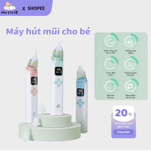 iiko Máy Hút Mũi Điện Cho Bé Đa Năng 3 Đầu Silicone Máy Hút Mũi Sạch Hiệu Quả