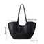 Retro Style Large Capacity Shoulder Bag Handbag For Fall And Winter Commuting