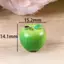 PNPIA- 10 Cái Thực Tế Rắn Trái Cây Quả Lê Mô Hình 3D Mini Mô Phỏng Trái Cây DIY Phụ Kiện Cho Nhà Búp Bê Trưng Bày